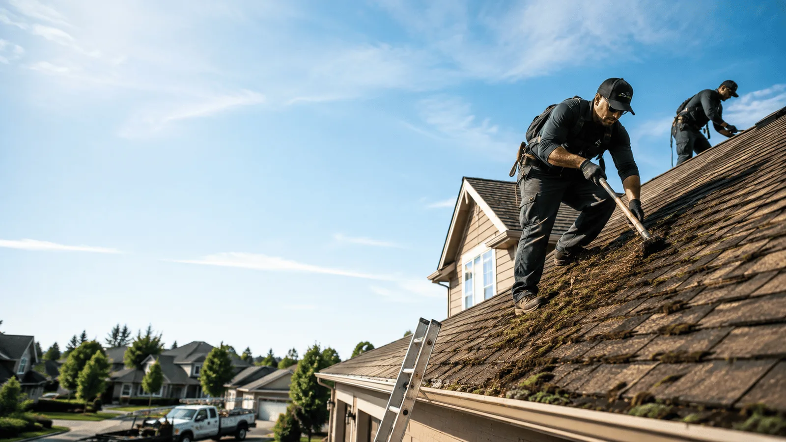 Roof Moss Removal in Lisbon, ND near me